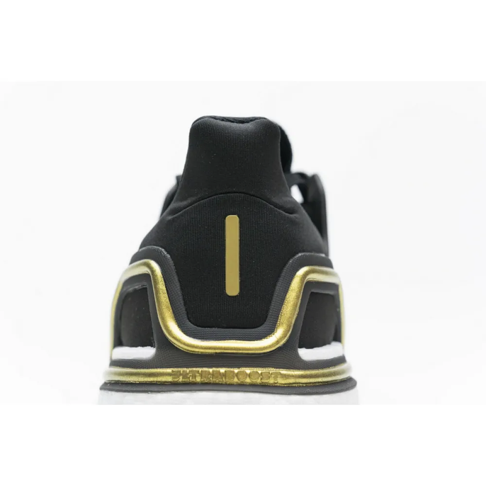 Adidas Ultra BOOST 20 CONSORTIUM Black Gold Metallic Real Boost