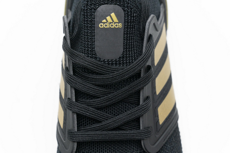 Adidas Ultra BOOST 20 CONSORTIUM Black Gold Metallic Real Boost