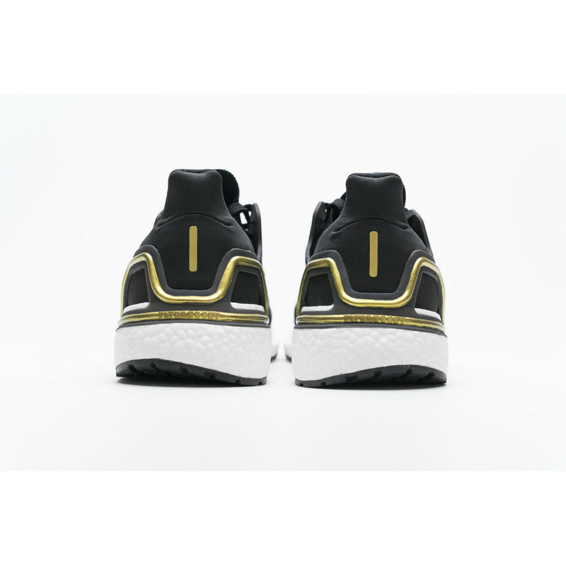 Adidas Ultra BOOST 20 CONSORTIUM Black Gold Metallic Real Boost