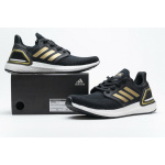 Adidas Ultra BOOST 20 CONSORTIUM Black Gold Metallic Real Boost