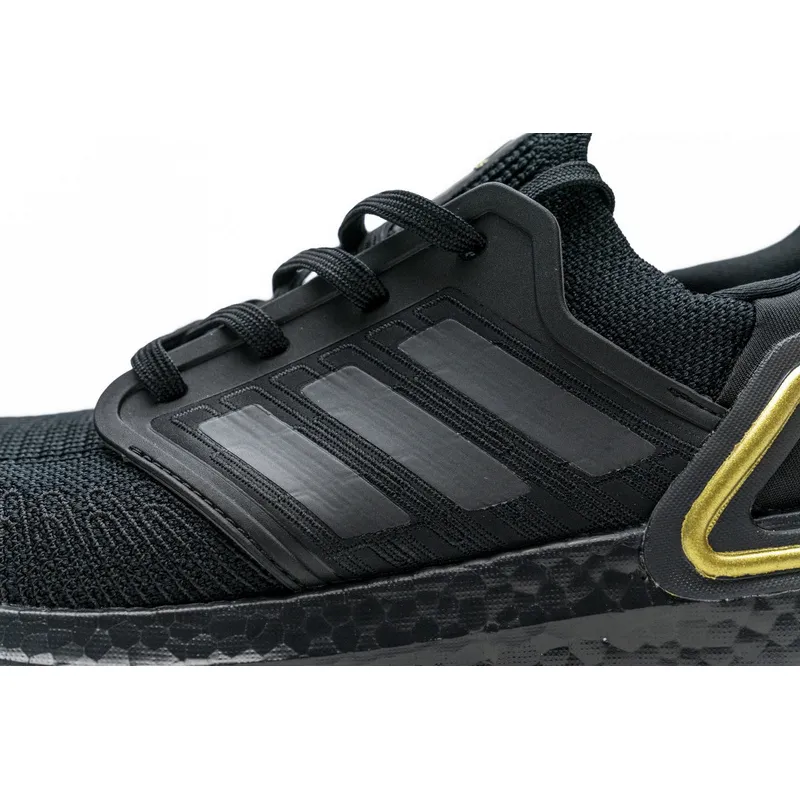 Adidas Ultra BOOST 20 CONSORTIUM Black Gold Real Boost