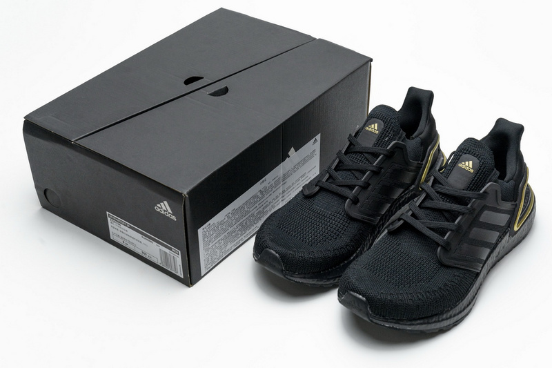Adidas Ultra BOOST 20 CONSORTIUM Black Gold Real Boost