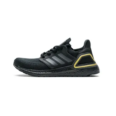 Adidas Ultra BOOST 20 CONSORTIUM Black Gold Real Boost 01