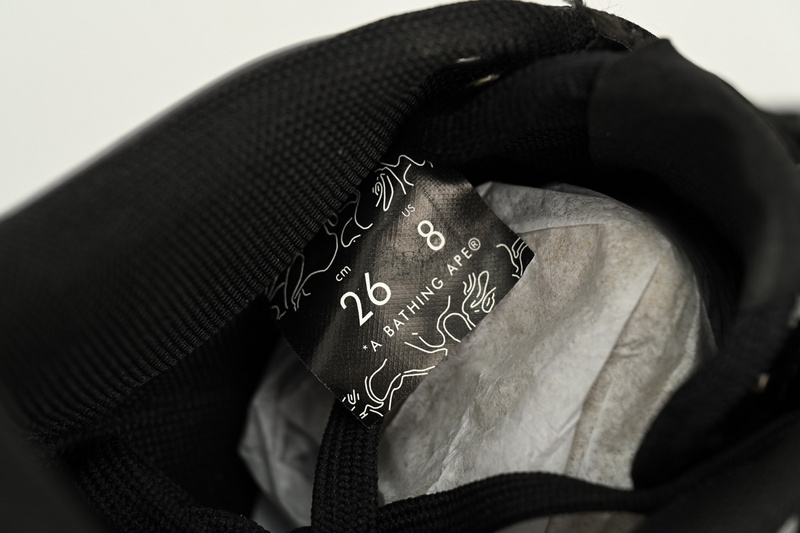 BP A Bathing Ape Bape Sta Low Black Shark