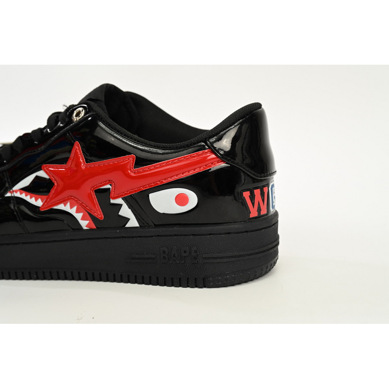 BP A Bathing Ape Bape Sta Low Black Shark