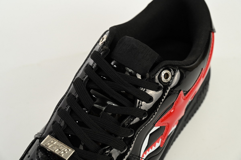 BP A Bathing Ape Bape Sta Low Black Shark