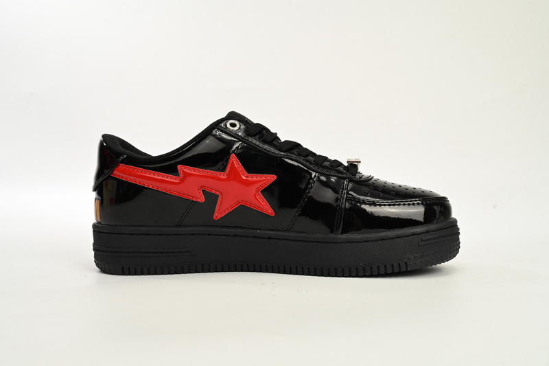 BP A Bathing Ape Bape Sta Low Black Shark