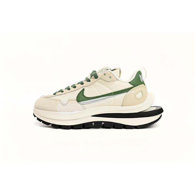 Sacai x Nike VaporWaffle Sesame and Beige Green