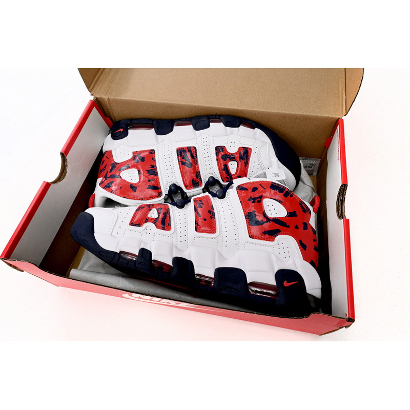 Nike Air More Uptempo White Red