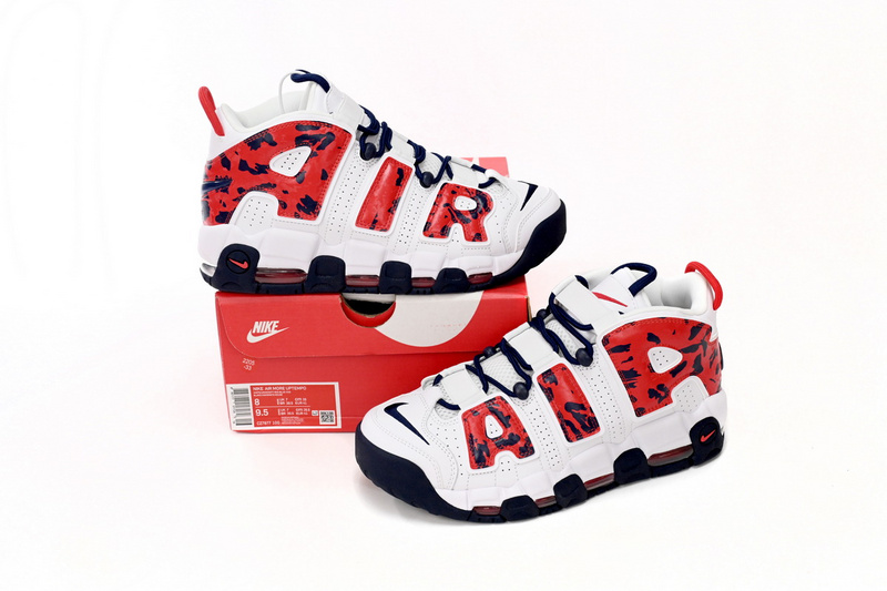 Nike Air More Uptempo White Red