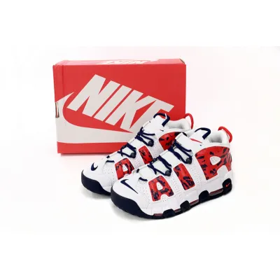 Nike Air More Uptempo White Red 02