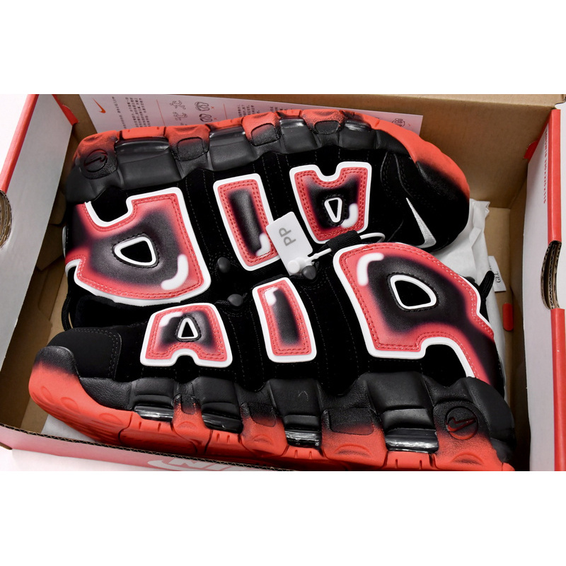Nike Air More Uptempo Black And Red