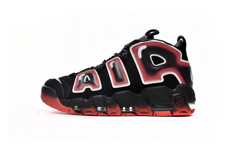 Nike Air More Uptempo Black And Red