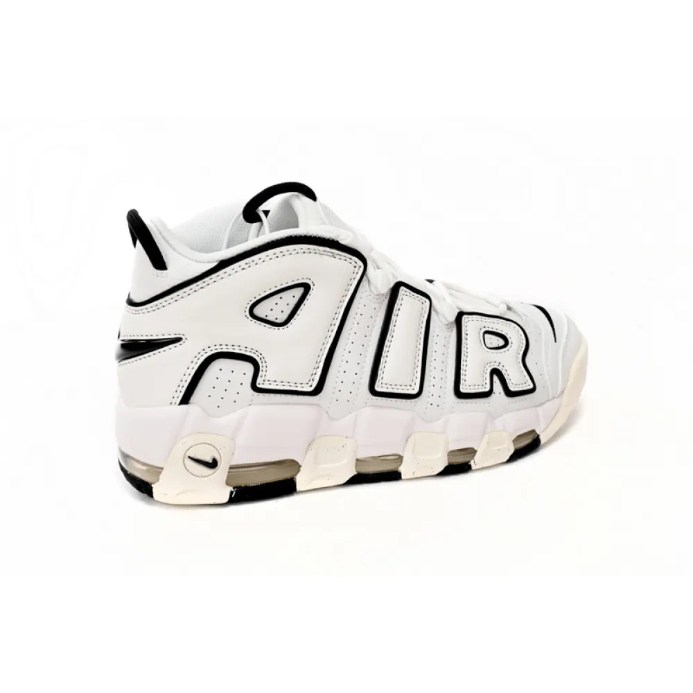 Nike Air More Uptempo White And Black Edges