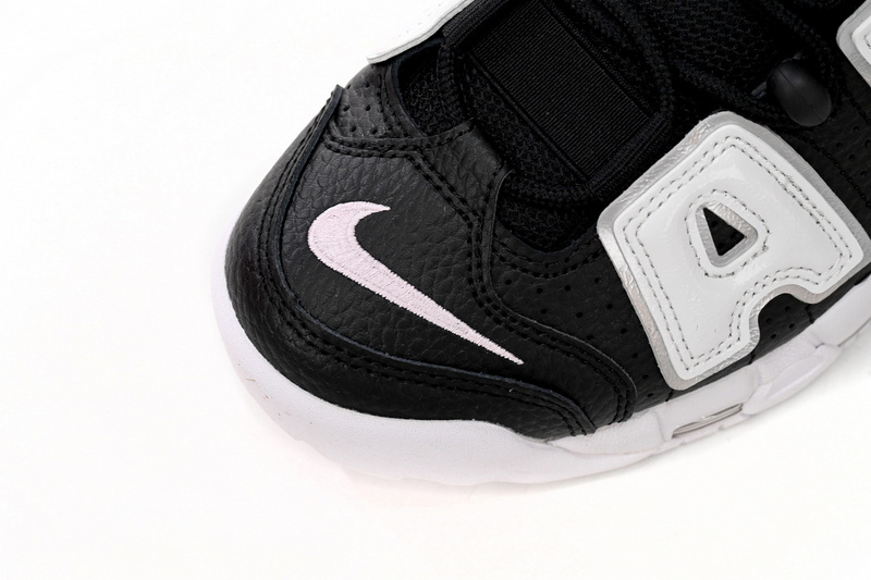 Nike Air More Uptempo Black And White Green Tick