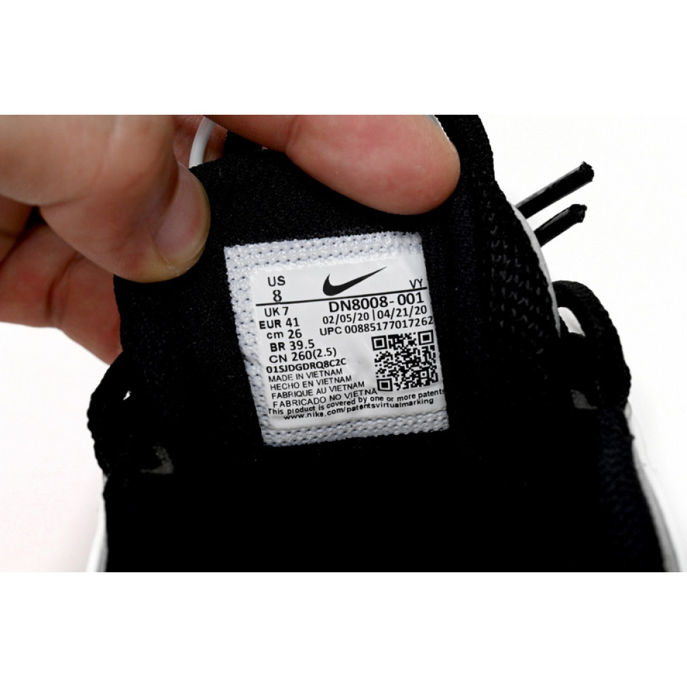 Nike Air More Uptempo Black And White Green Tick