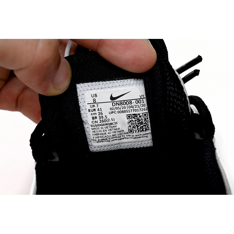Nike Air More Uptempo Black And White Green Tick