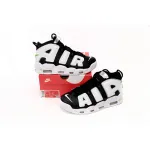Nike Air More Uptempo Black And White Green Tick