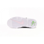 Nike Air More Uptempo Black And White Green Tick