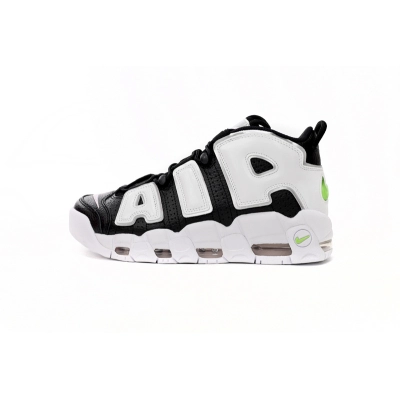 Nike Air More Uptempo Black And White Green Tick