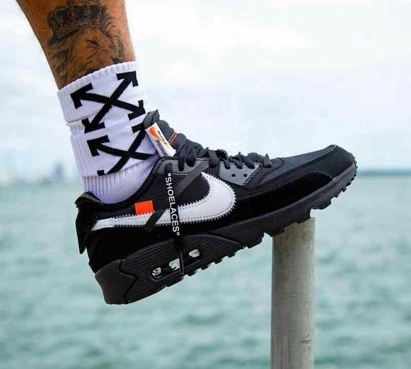 Off-White x Nike Air Max 90 All Black