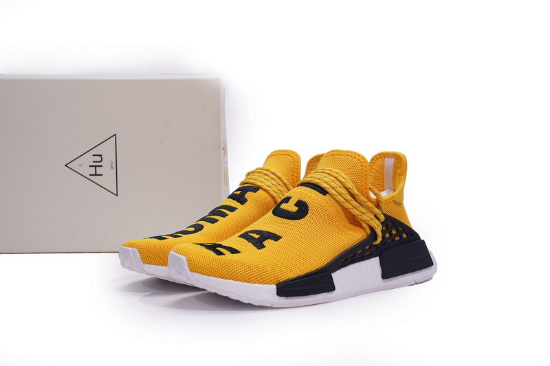 Pharrell Williams x Adidas NMD Human Race “Yellow” Real Boost 