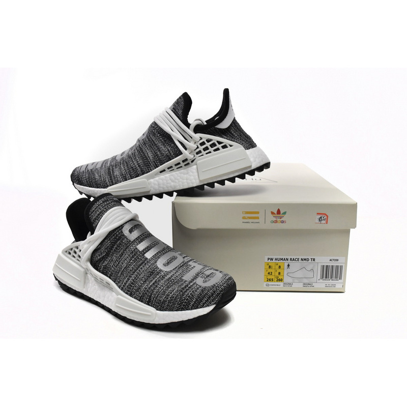 Pharrell Williams x Adidas NMD Human Race “Core Black” Real Boost
