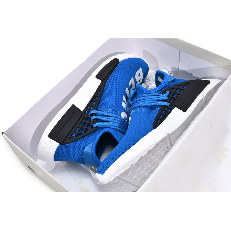 Pharrell Williams x Adidas Originals NMD HU Human Being Sharp Blue