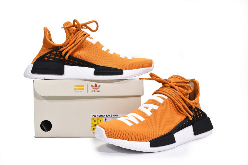 Pharrell Williams x Adidas Originals NMD HU Hue Man Tangerine