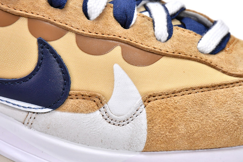 PB Sacai x Nike VaporWaffle Sesame and Blue Void