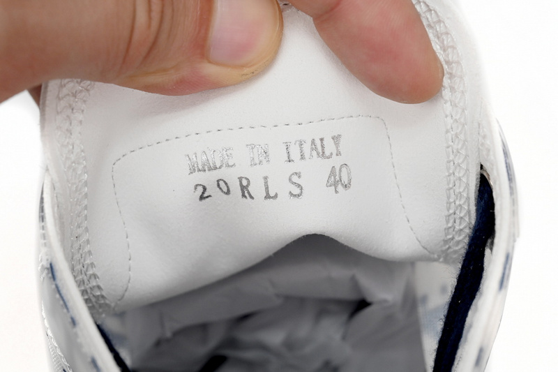 Dior B23 HT Oblique Transparency HIGH T00962H565 White Blue