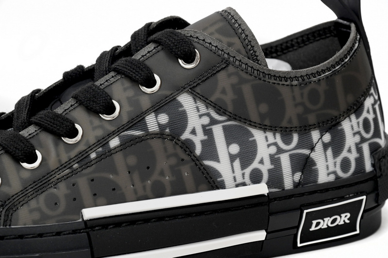 Dior B23 HT Oblique Transparency Low H565 White Black