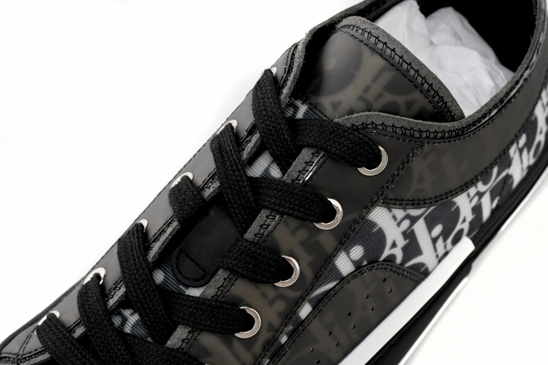 Dior B23 HT Oblique Transparency Low H565 White Black
