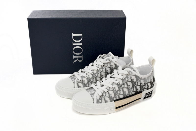 Dior B23 HT Oblique Transparency Low H565 White