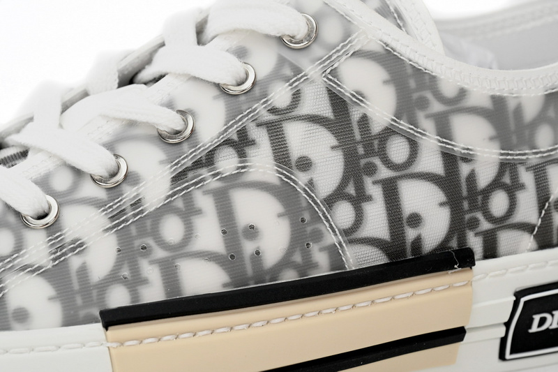 Dior B23 HT Oblique Transparency Low H565 White