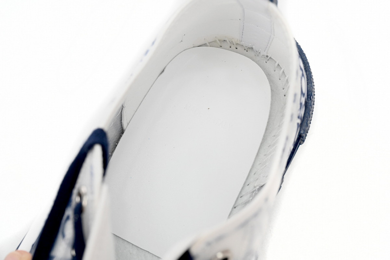 Dior B23 HT Oblique Transparency LOW T00962H565 White Blue