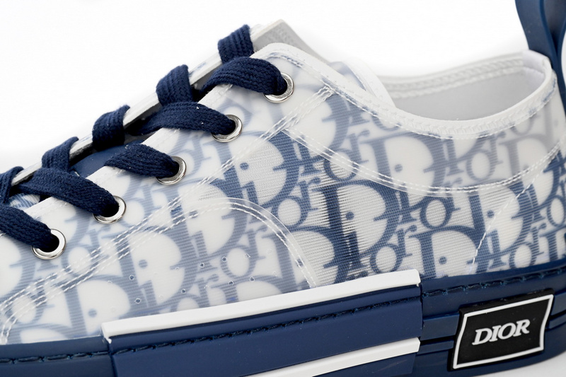 Dior B23 HT Oblique Transparency LOW T00962H565 White Blue