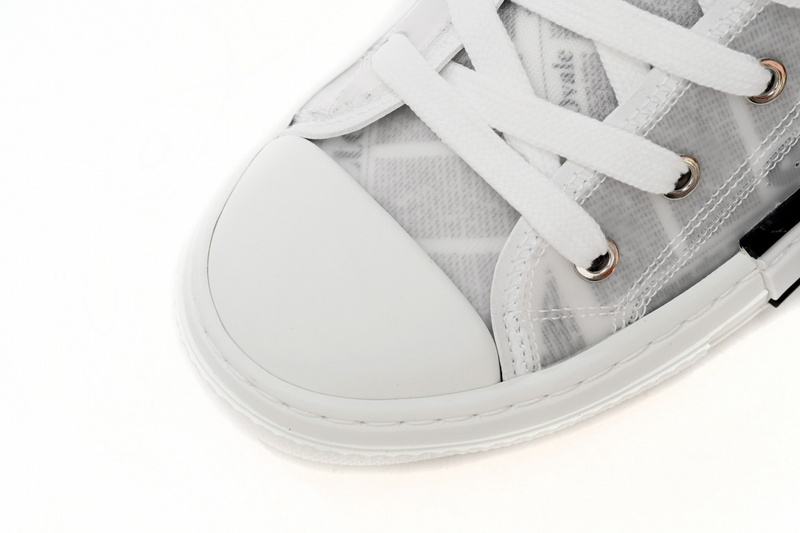 Dior B23 Oblique Transparency High H565 White Black
