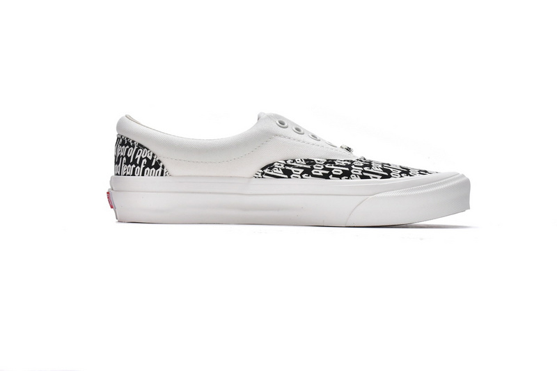 Fear Of God x Vans Era 95 DX White Black FOG