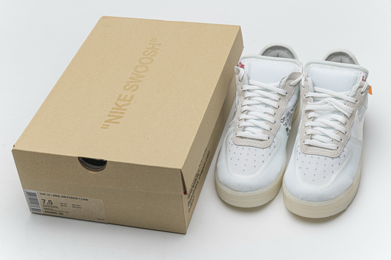 GB OFF White X Air Force 1 Low White