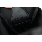 Louis Vuitton Leather lace up Fashionable Board Shoes Black
