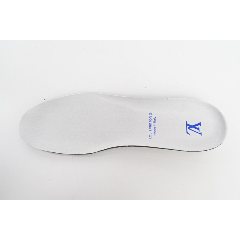 Louis Vuitton Leather lace up Fashionable Board Shoes Blue