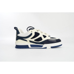 Louis Vuitton Leather lace up Fashionable Board Shoes Blue