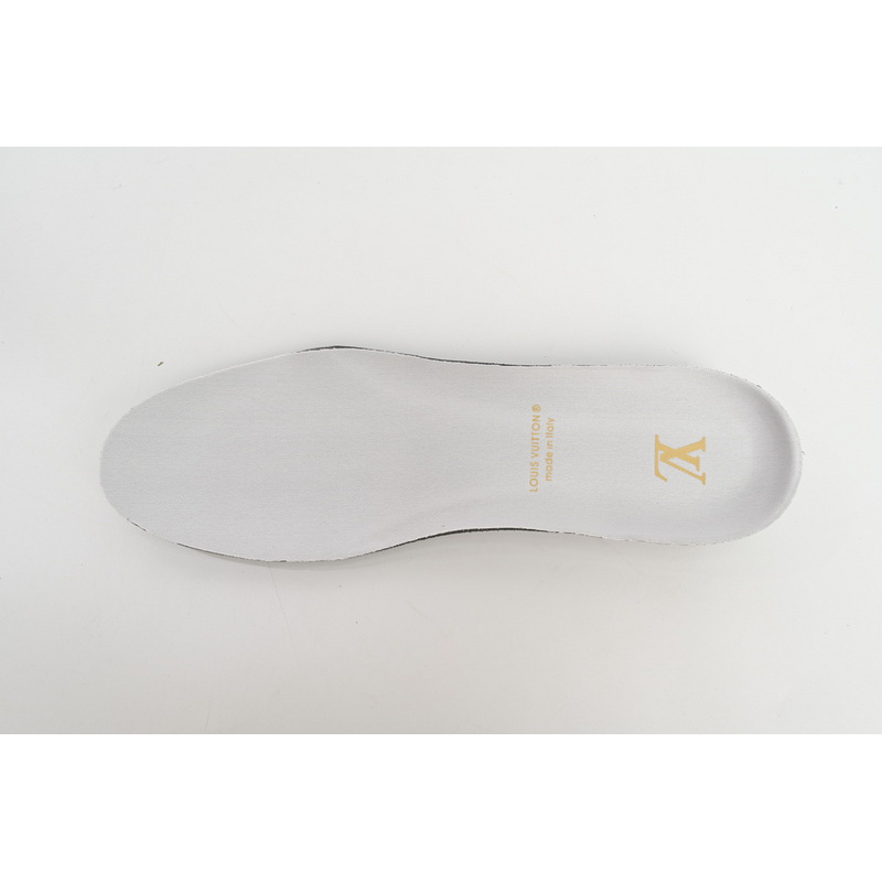 Louis Vuitton Leather lace up Fashionable Board Shoes Grey