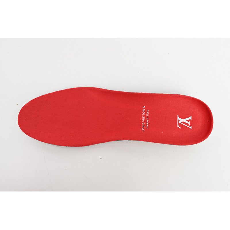 Louis Vuitton Leather lace up Fashionable Board Shoes Red