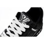 Louis Vuitton Trainer All Black Embossing