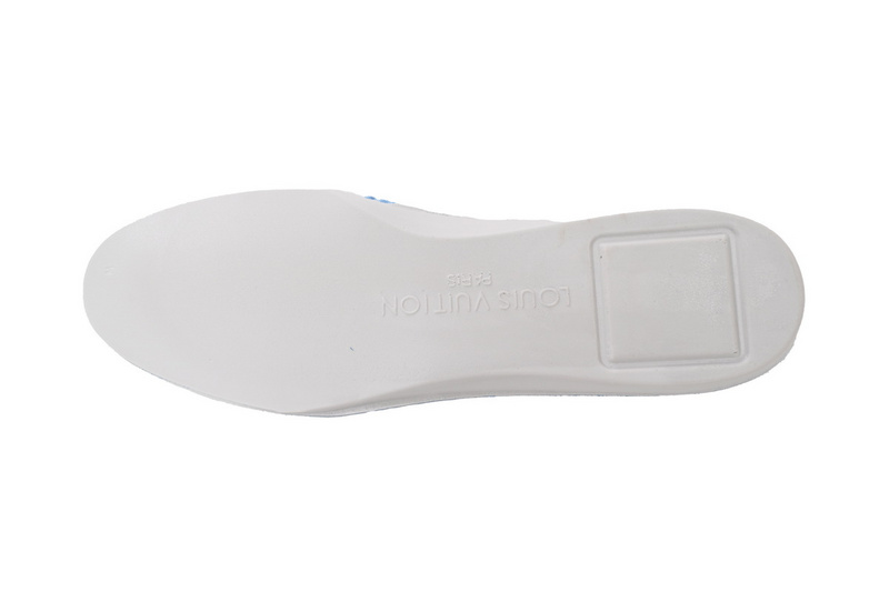 Louis Vuitton Trainer All Blue Embossing