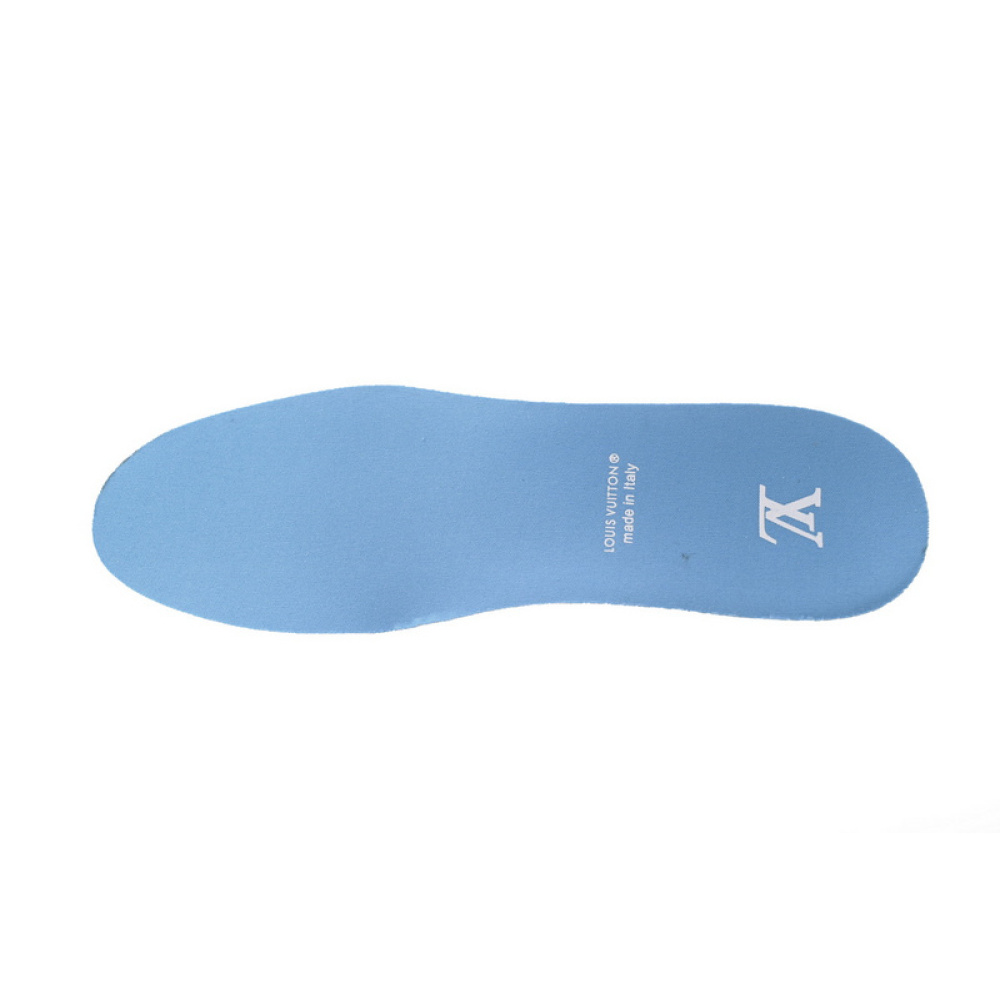 Louis Vuitton Trainer All Blue Embossing