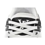 Louis Vuitton Trainer Black And White Cloth Cover