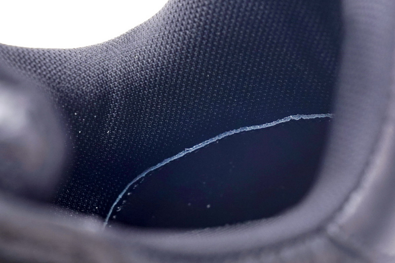 Louis Vuitton Trainer Black Litchi Pattern